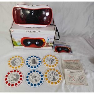 View Master Virtual Reality Mattel Starter Pack Glasses 6 Reels Android iPhone
